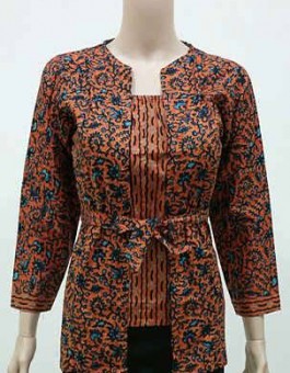 Trend Model Baju Dinas Guru Setelan Batik Modern Model 