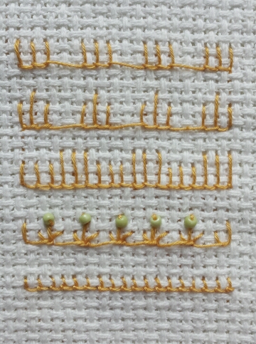 blanket stitch variation