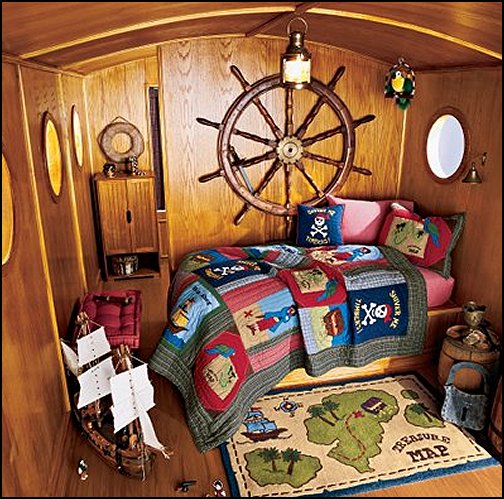 Decorating theme bedrooms - Maries Manor: pirate bedrooms - pirate ...