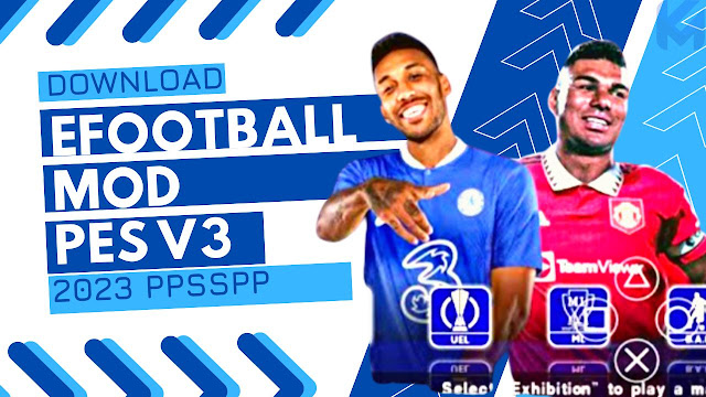 PES 2023 MOD eFOOTBALL PPSSPP Best New Camera & Latest Transfer