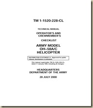Bell OH-58A_C Kiowa Crew Checklist_01