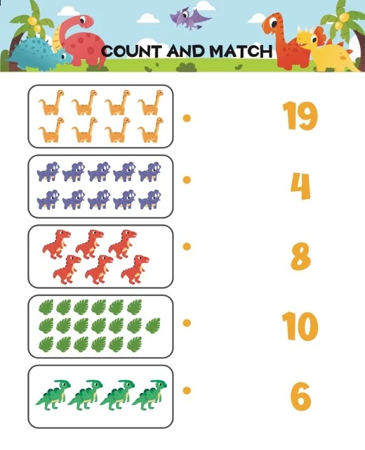 Dinosaur Math Activities
