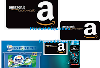 Logo ''Compra Lenor Unstoppables e Dash Pods e vinci buoni spesa'': vinci 50 buoni Amazon da 100€