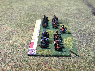 6mm figures of the British heavy cavalry brigade