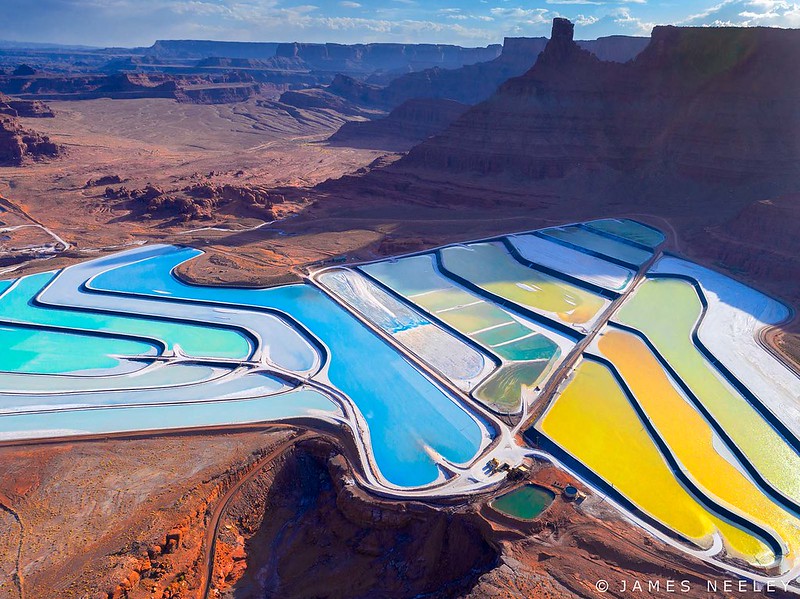 potash ponds; potash mine; potash road moab; moab, united states; potash pond; potash evaporation ponds; potash mine pools; potash utah; utah ponds; potash mine moab;