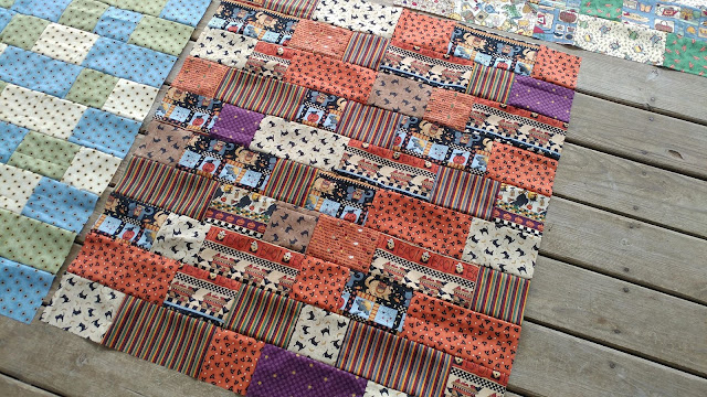 Charity baby quilts using Debbie Mumm fabric