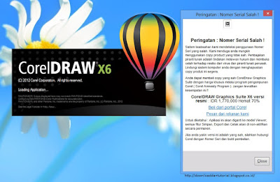 Cara Mengatasi Corel Draw x4, x5, x6, x7 Viewer Mode Karena Terdeteksi Bajakan