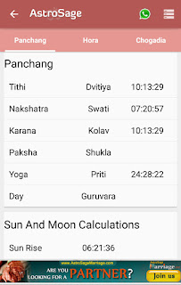 Panchang and Hindu Calendar