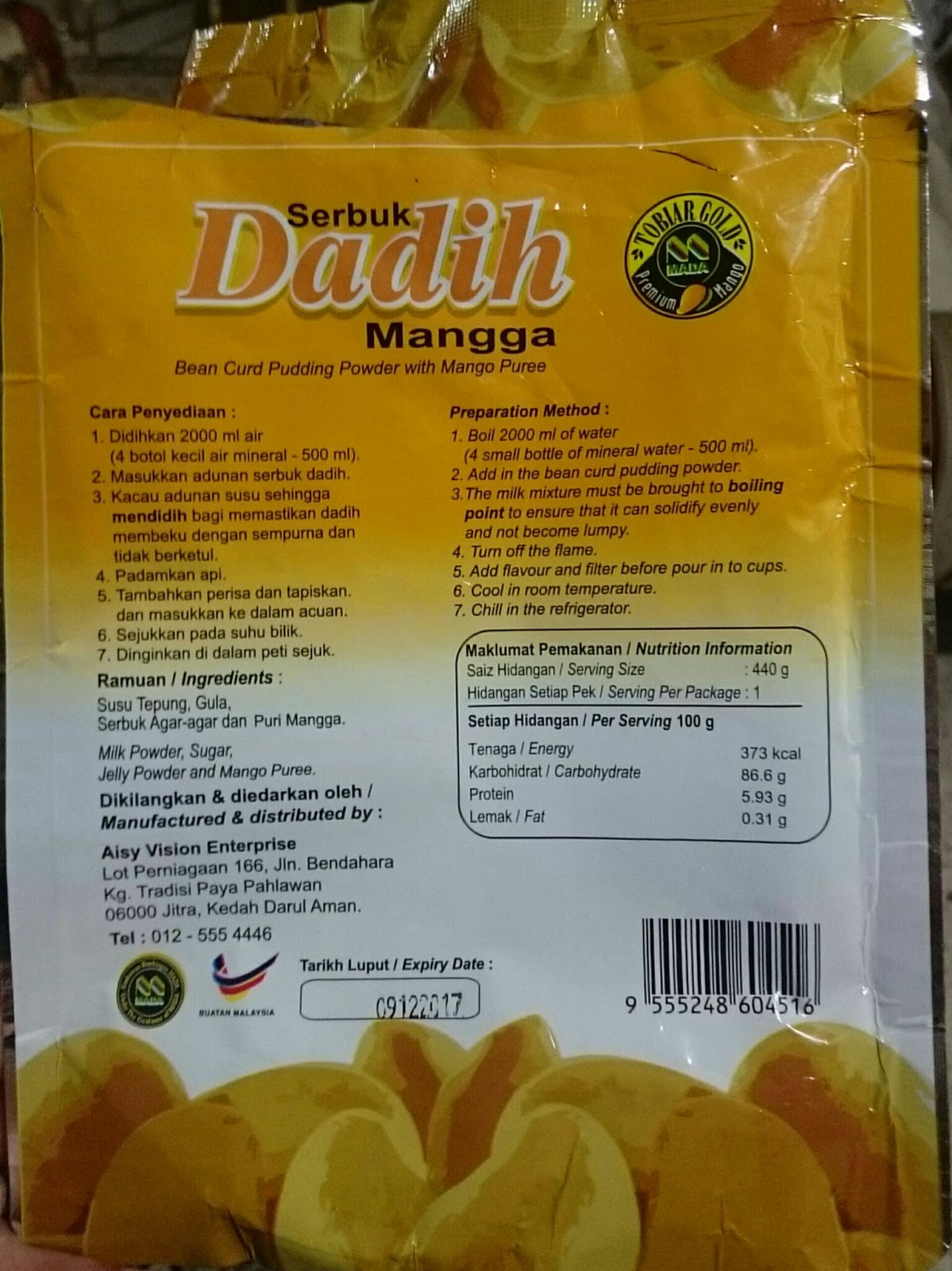 My Life & My Loves ::.: resepi Dadih Mangga yg sedap 