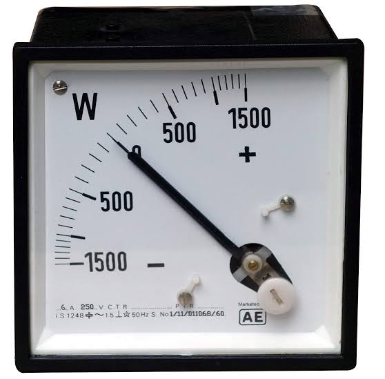 Wattmeter | Construction-working principle-types of wattmeter