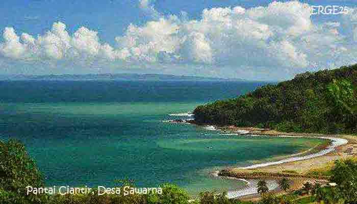 Surga, Tersembunyi, Di, Pantai, Sawarna, Banten