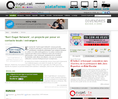 Michiel Das on the website of Cugat.cat (20.08.2011) 