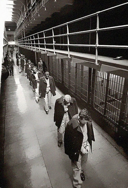 Последние заключенные тюрьмы Алькатрас, 1963 г.