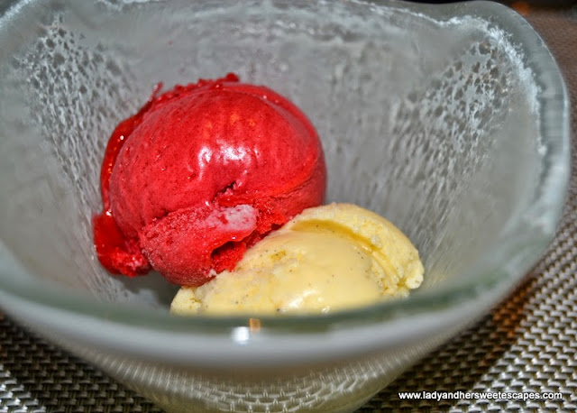 sorbet in Junsui Burj Al Arab