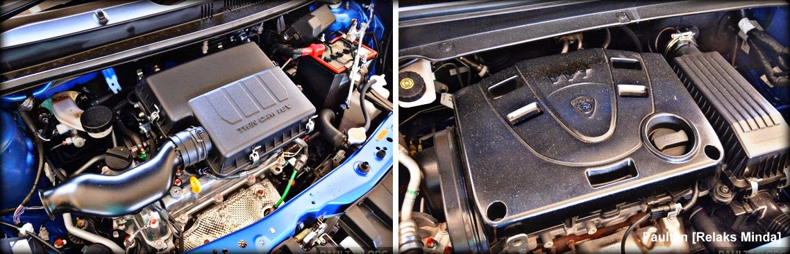 Perodua Myvi Baru (facelift) 2015 vs Proton Iriz - Relaks 