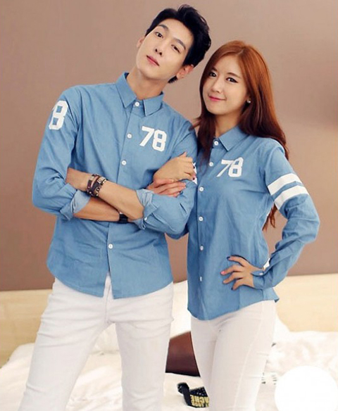 model baju hem couple