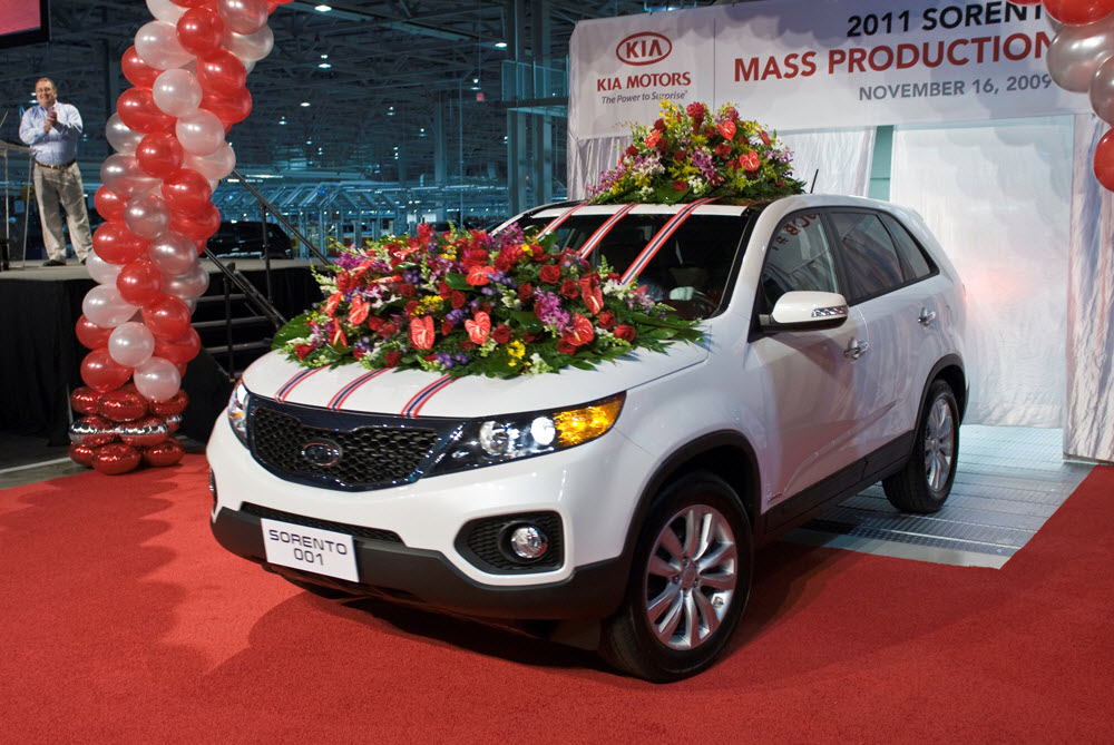 All new Sorento first vehicle built at the  1 billion