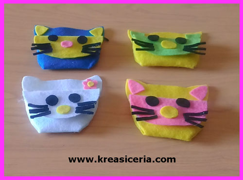 Cara Membuat Amplop Hello Kitty dari Kain Flanel  Kreasi 