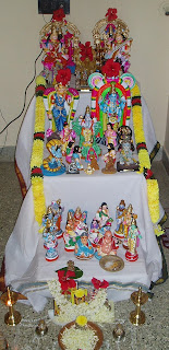 Craft Ideas Navratri on Very Elegant Arrangement Of Dolls   Click On The Snap To See Full