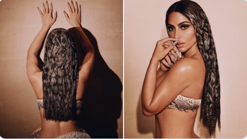 'Venomousss' Kim Kardashian West Comes up with Snake Head Goes Viral