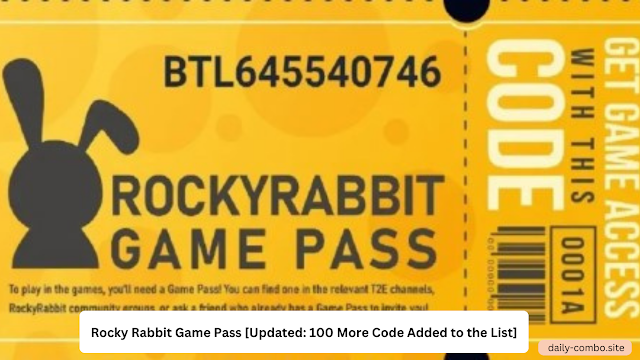 Rocky Rabbit Game Pass [Updated: 100 More Code Added to the List]