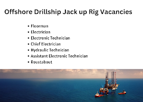 Offshore Drillship Jack up Rig Vacancies 