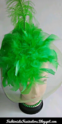 Green wedding fascinators in Kenya