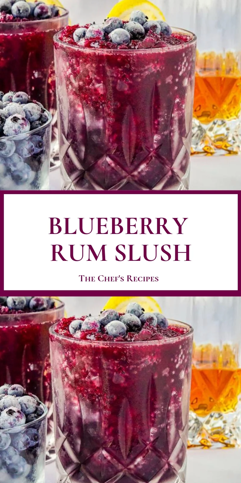 BLUEBERRY RUM SLUSH