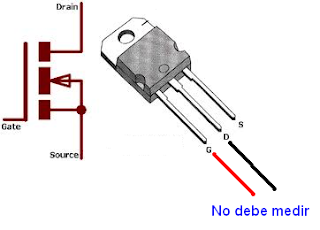 Pruebas del fet- Mosfet 2