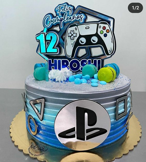 Topo de bolo gamer para editar e imprimir grátis  Topo de bolo,  Aniversario infantil, Topper de bolo