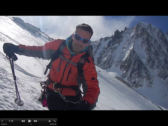 ski de rando Aiguilles rouges du Dolent-glacier du Tour Noir Manu RUIZ