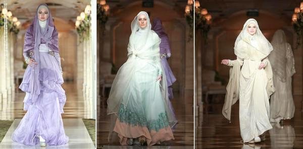 Tren Gaun  Pengantin  Muslimah Tahun 2021