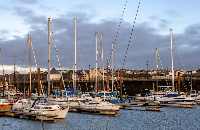 Photo of cloudy with sunny intervals at Maryport Marina on Saturday