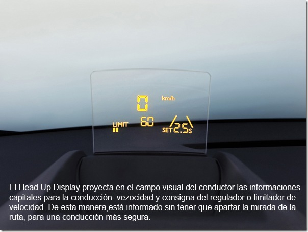 Head Up Display Peugeot 3008