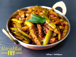 Kovakkai varuval recipe or tindora fry