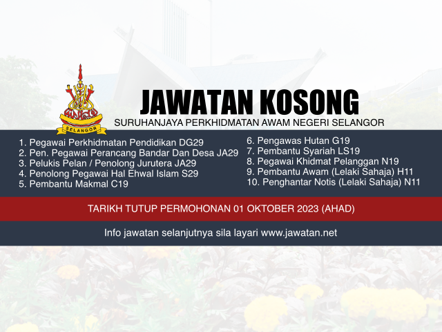 Jawatan Kosong SPN Selangor 2023