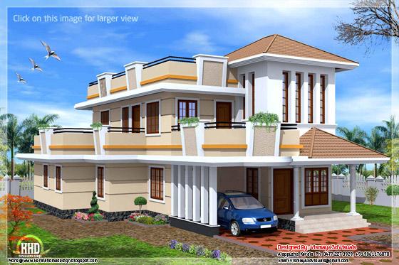 2 storey Kerala house