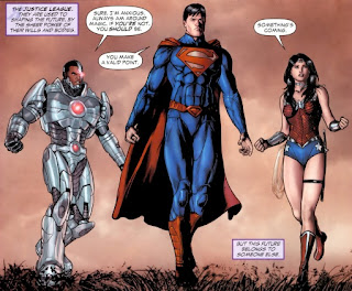 Cyborg, Superman and Wonder Woman from Justice League Dark #1