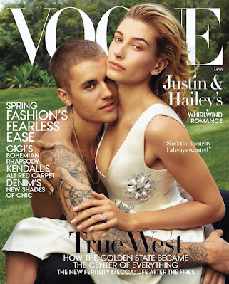 Justin and Hailey Beiber Vogue Magazine Cover