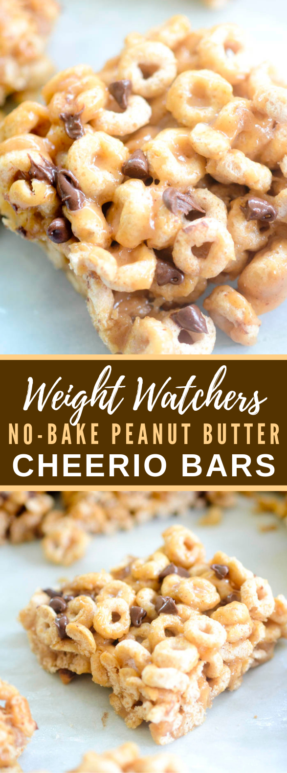 WEIGHT WATCHERS NO-BAKE PEANUT BUTTER CHEERIO BARS #healthy #diet