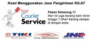 Jasa Pengiriman Kami Melalui Via Courier Tiki, POS, JNE