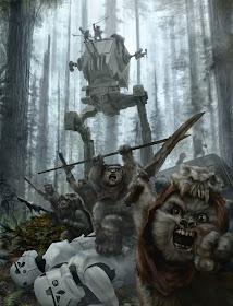 Ewok victory over imperial forces