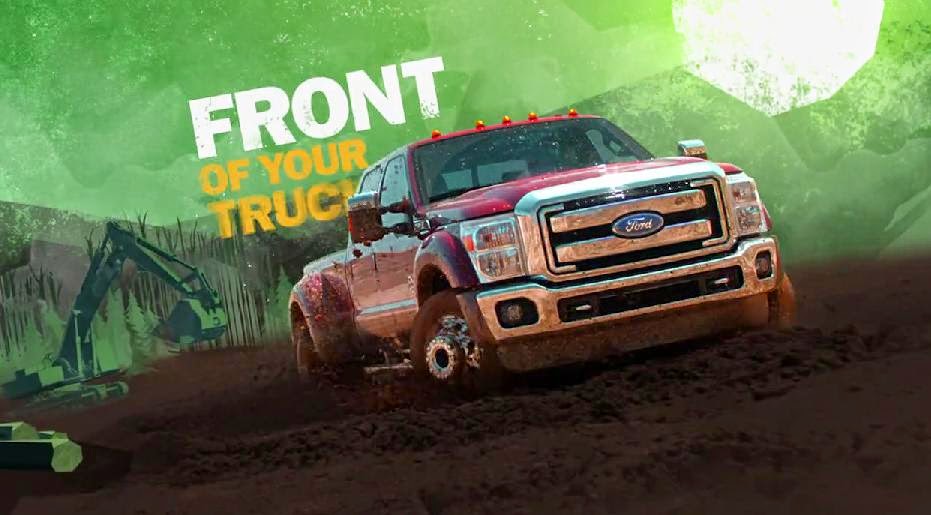 New Ford 2015 Super Duty "Front of your Truck" Ad 