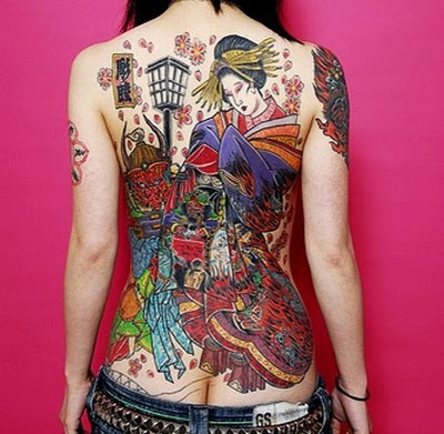 Tattoo Jepang Wanita Japanese Tattoo