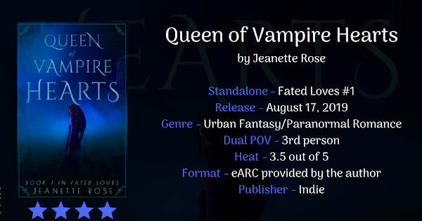 QUEEN OF VAMPIRE HEARTS by Jeanette Rose