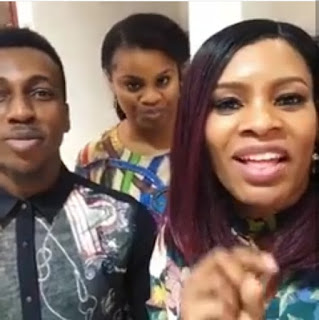 Watch Frank Edwards, Nicole C. Mullen and Chee as they record Sweet spirit of God | Video