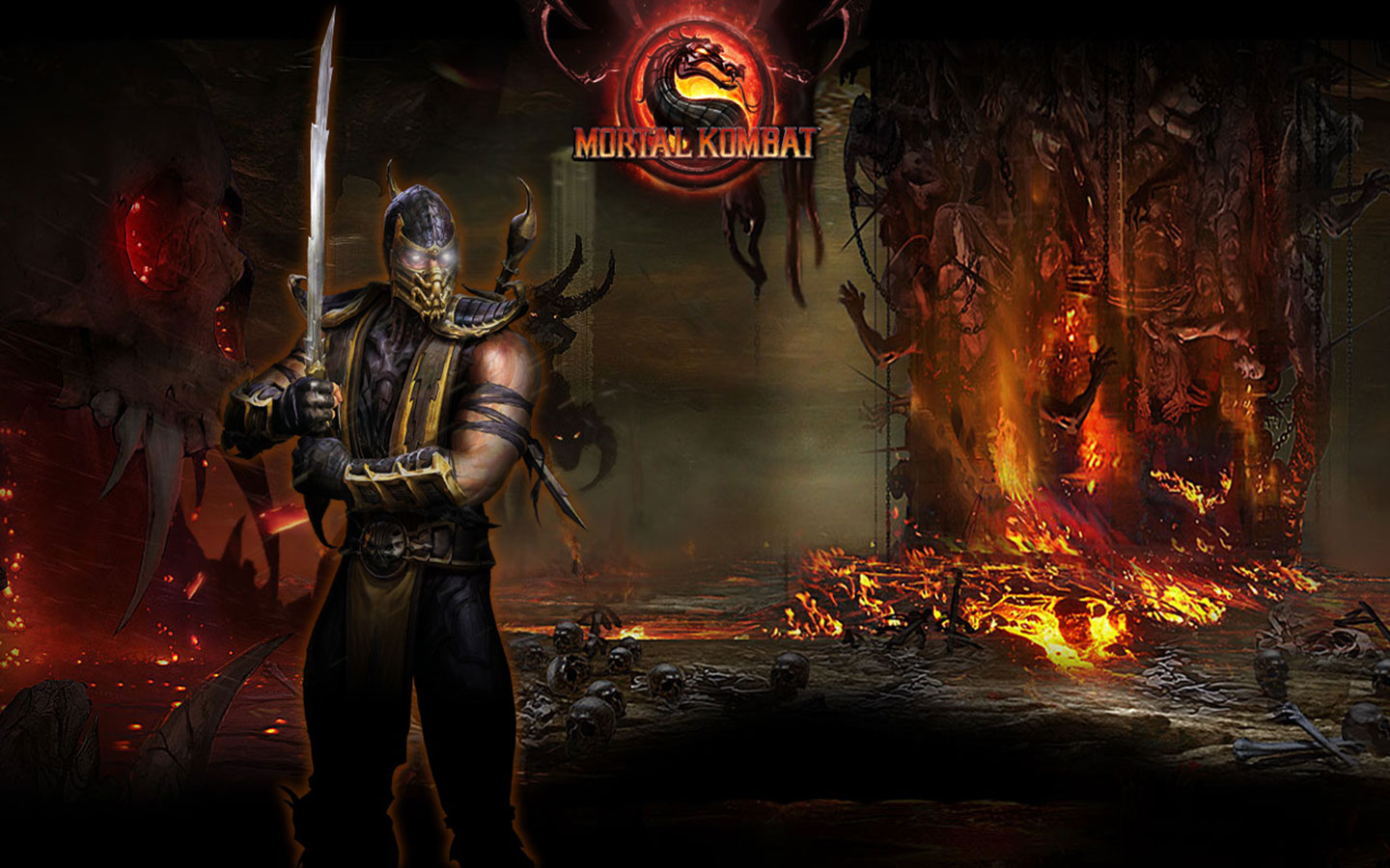 Scorpion Mortal Kombat Wallpaper HD - Free Download Wallpapers With HD ...