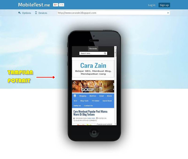 Cara Melihat Tampilan Blog Versi Mobile Di PC/Laptop Terbaru
