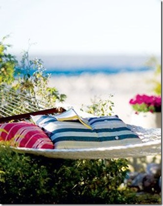 decorology pink and blue beach pillows
