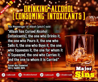 MAJOR SIN. 19.2. DRINKING ALCOHOL (CONSUMING INTOXICANTS )